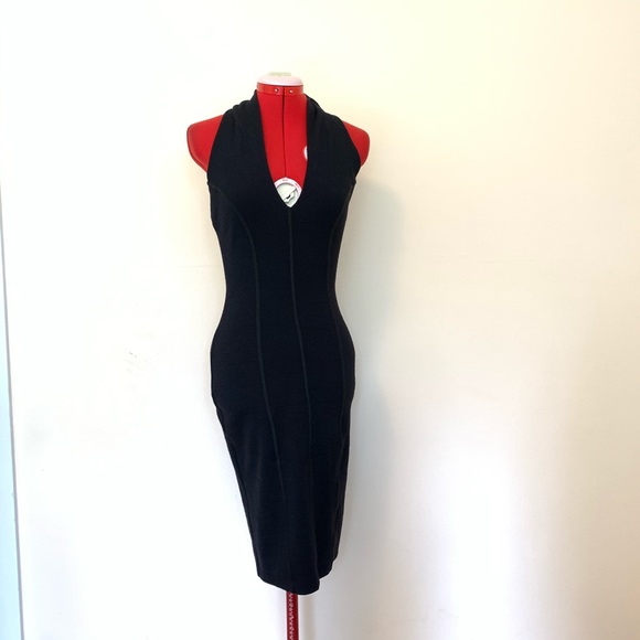 Frankie Morello Dresses & Skirts - Frankie Morello Wool Knit Halter Dress Size XS